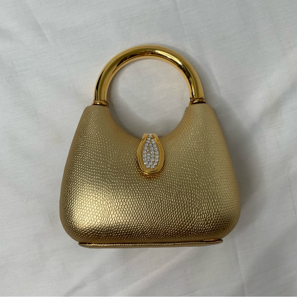 Another Y&S Original Vintage Gold Evening Bag